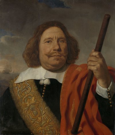 Egbert Meeuwsz Cortenaer (1600-65). Vice Admiral, Admiralty of the Maas, Rotterdam by Bartholomeus van der Helst